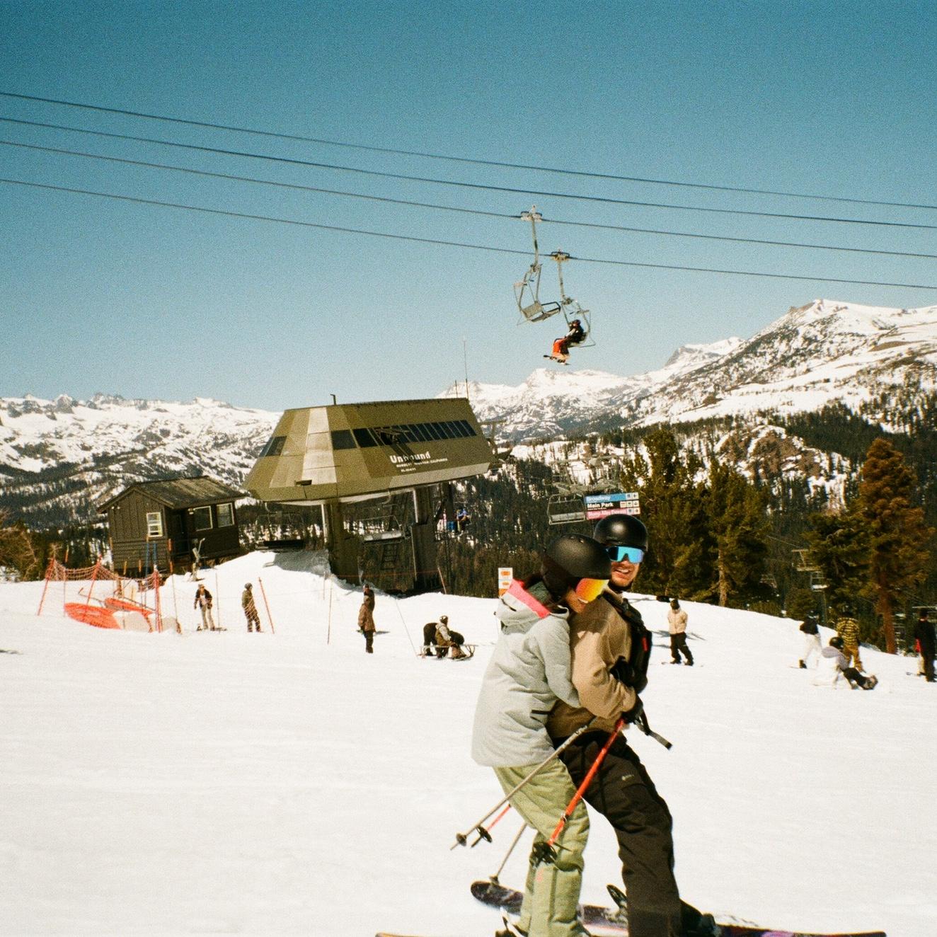 Skiing in mammoth - 2024