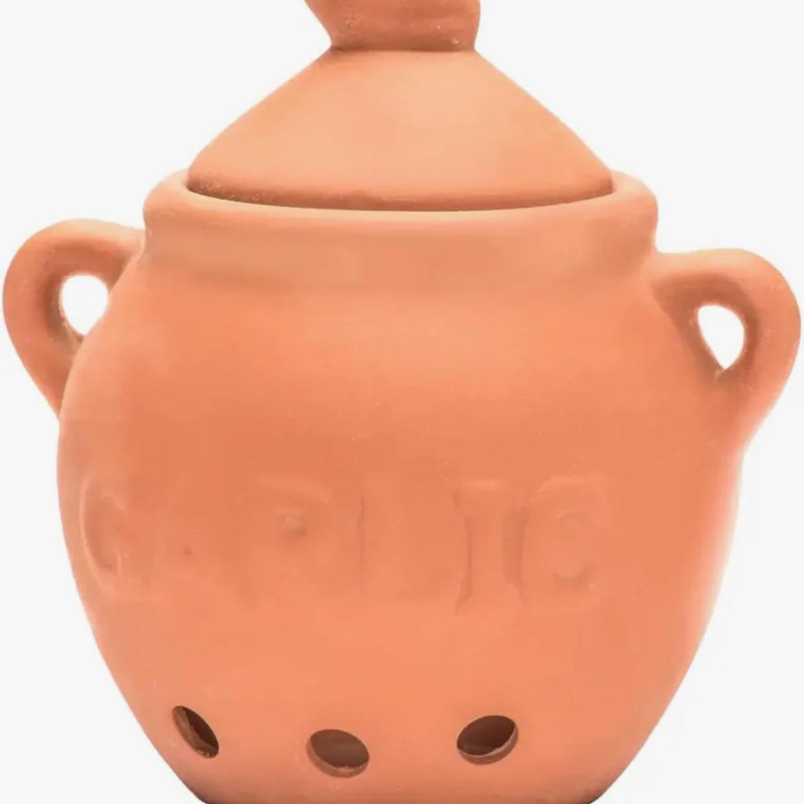 Fox Run Red Terra Cotta Garlic Keeper