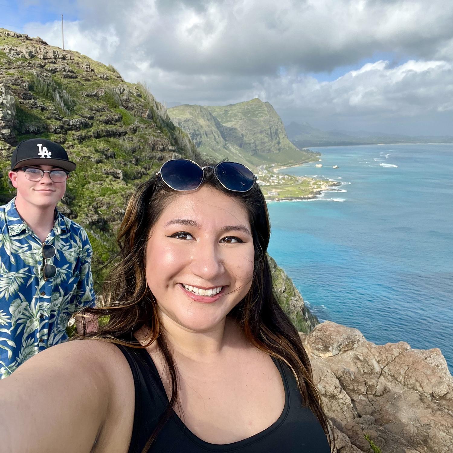We had an amazing time hiking up to a lighthouse in Hawaii! The view was incredible!