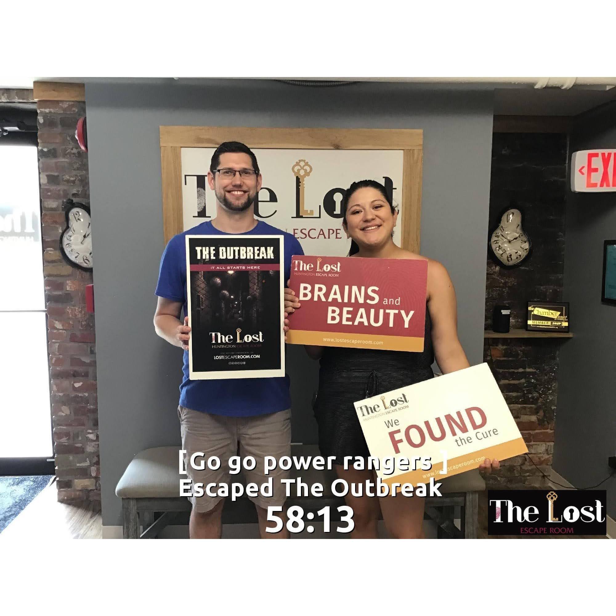 the first escape room we did together. The 1st of MANY more