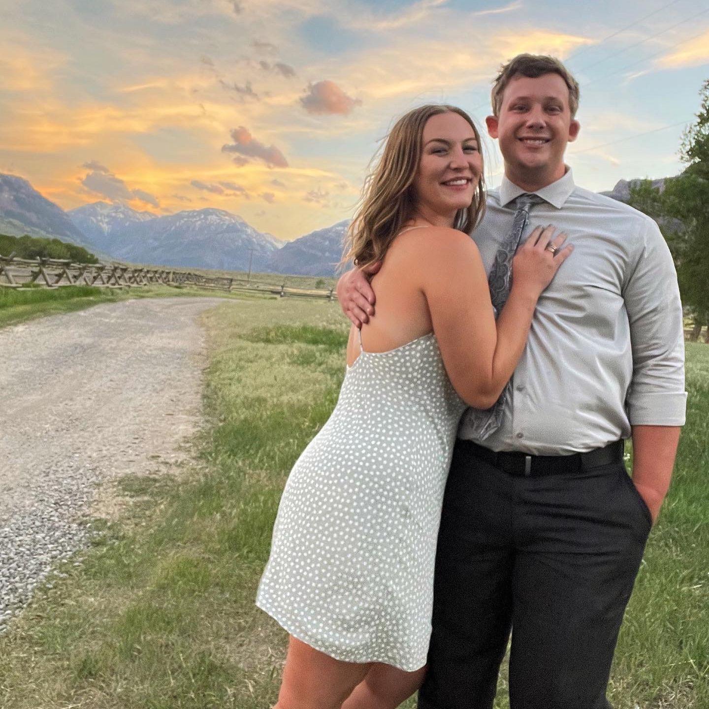 This was our first time attending a wedding together we were so excited!