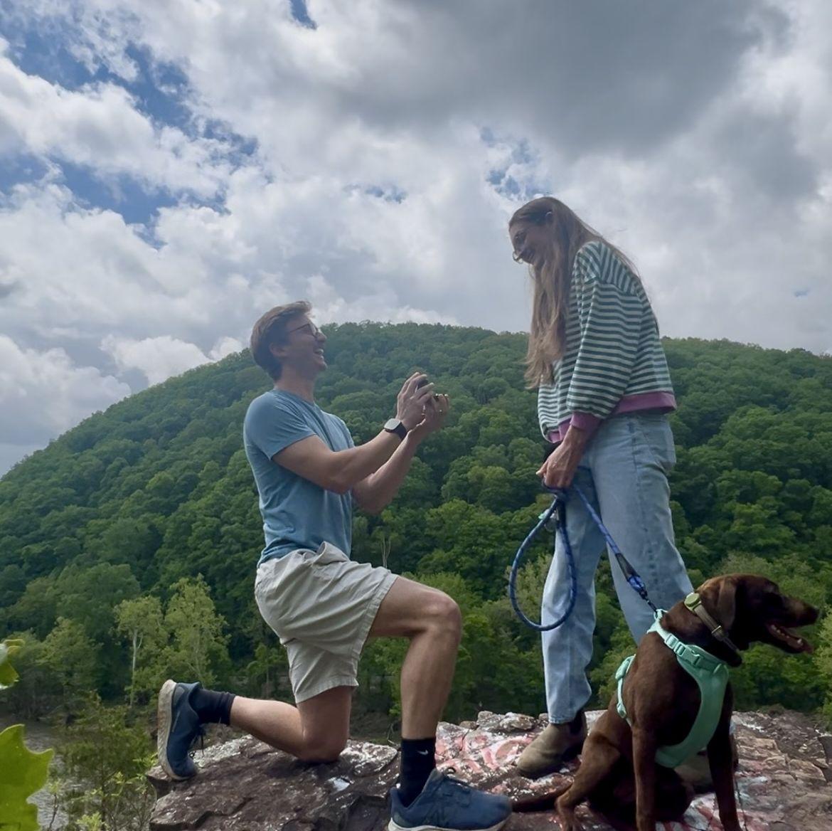 The day Ethan popped the question