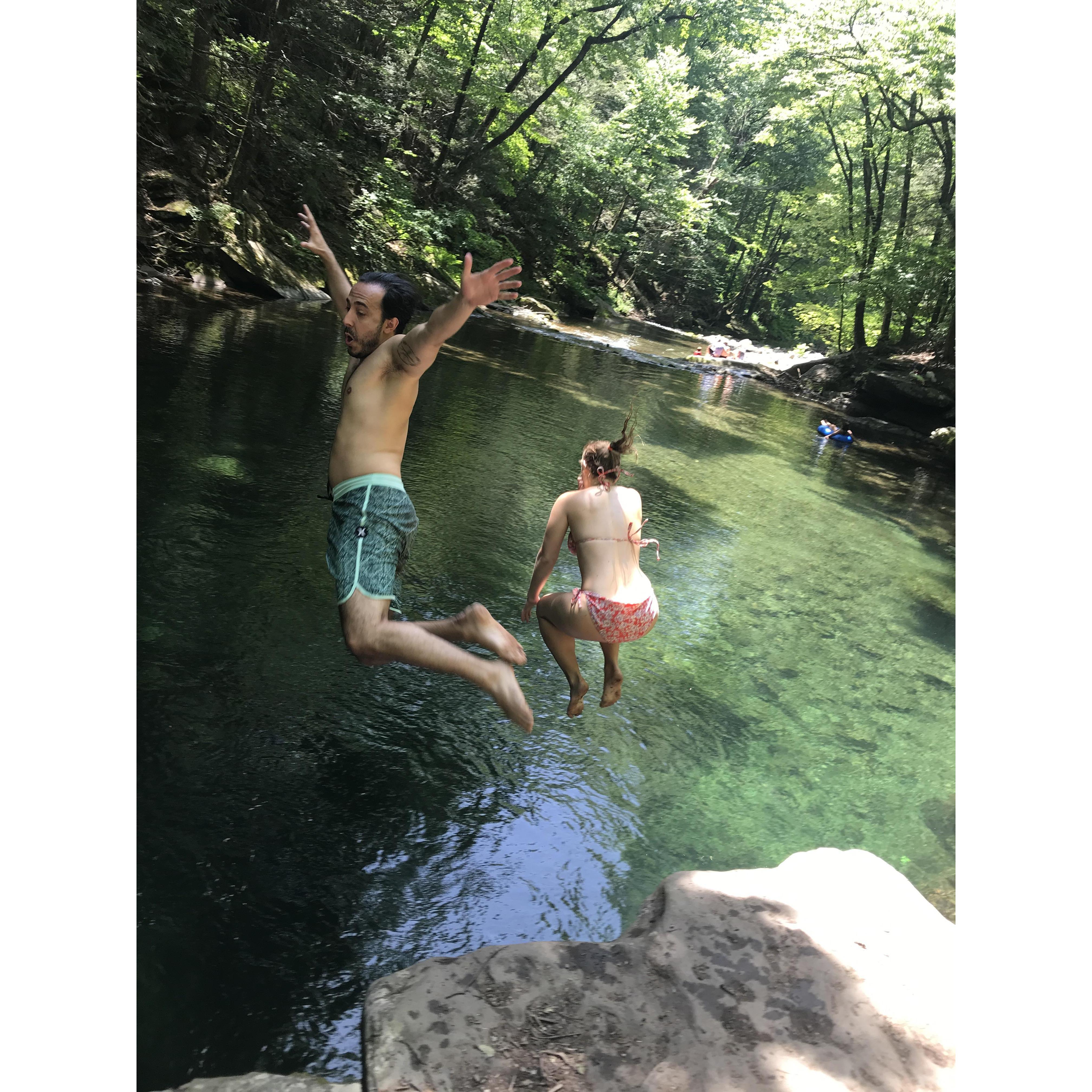 Our anniversary weekend! Peekamoose Blue Hole