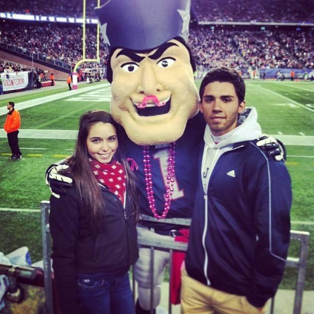 Our first Patriot’s game together!