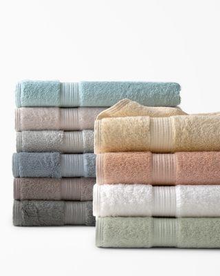Egyptian Cotton & Bamboo Hand Towels -- Chestnut