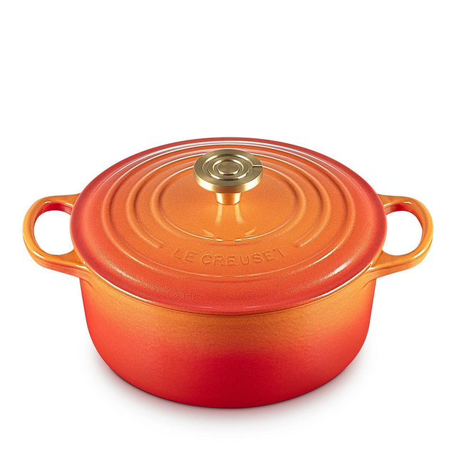 4.5 Qt. Flamme Dorée Signature Round Dutch Oven - 100th Anniversary Edition