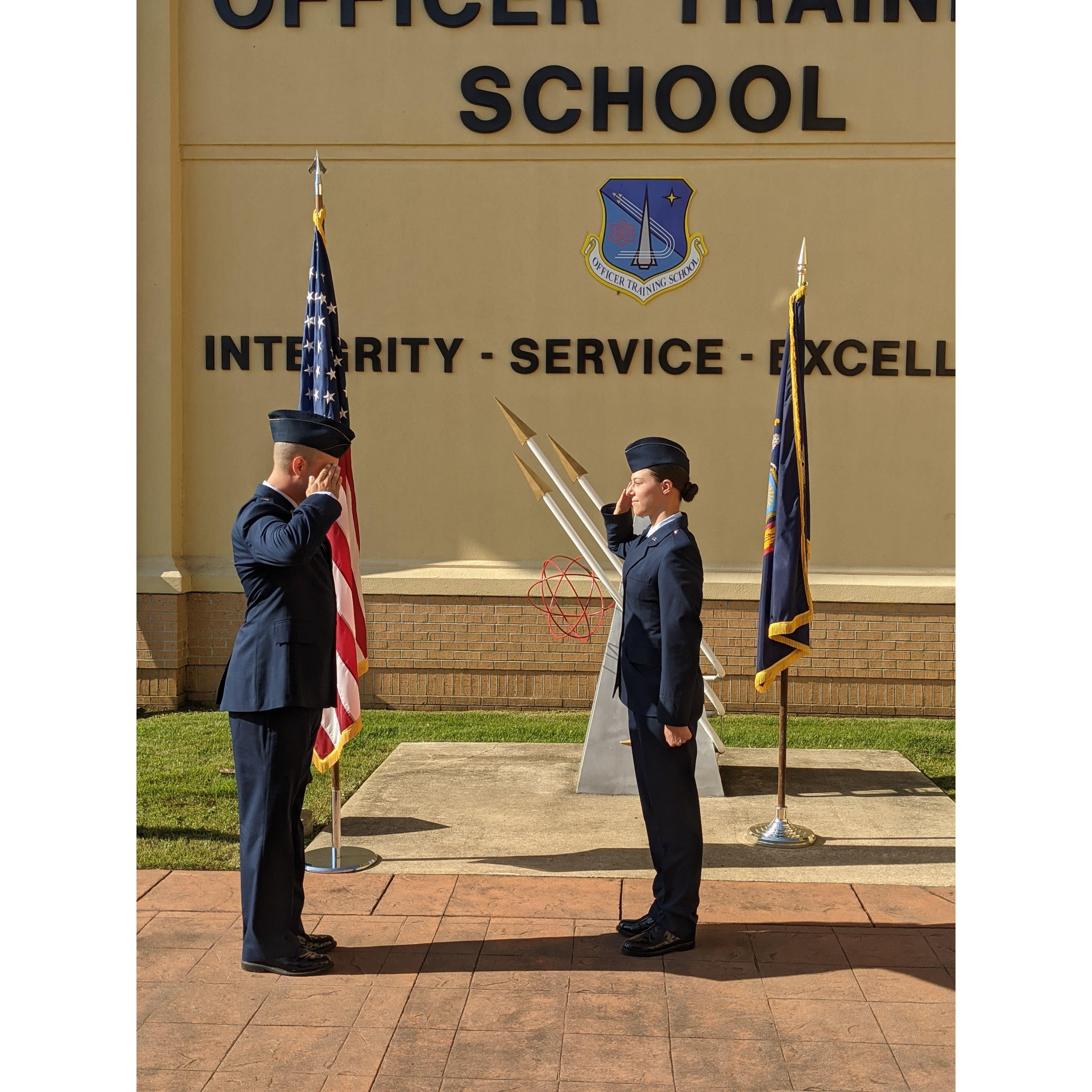 Victoria finished military training. October 2020