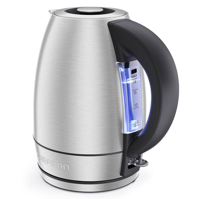 Chefman 1.8L Fast-Boil Stainless Steel Kettle