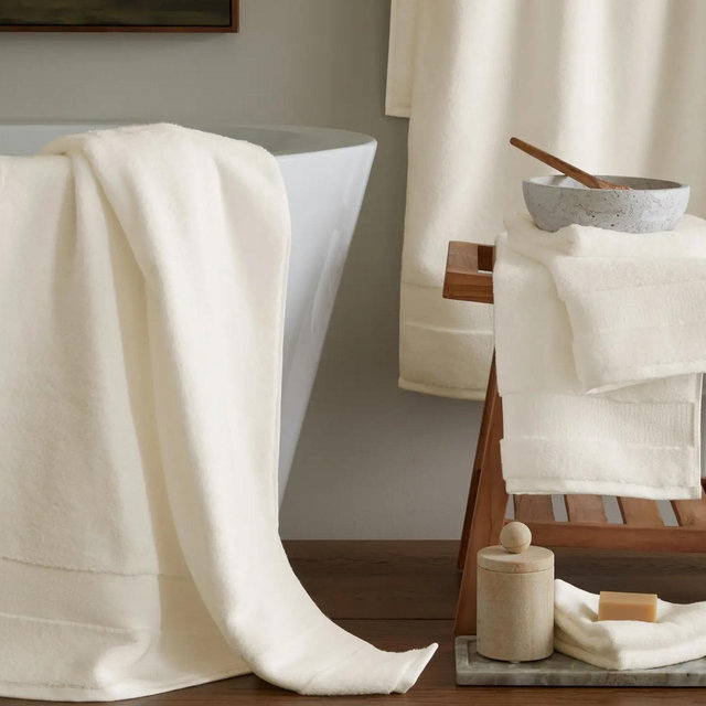 Turkish Classic Bath Sheet Bundle- Ivory