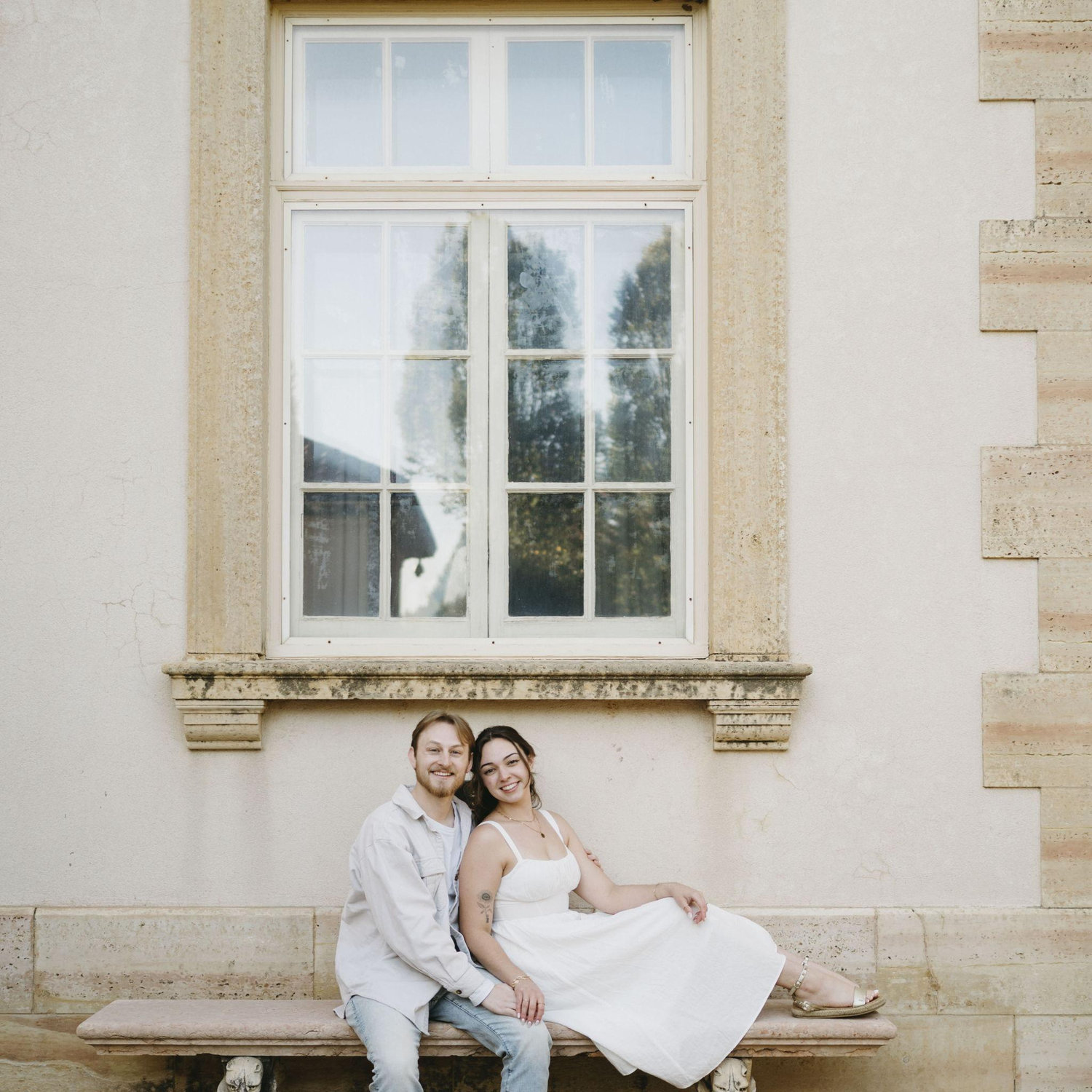 Engagement photos at the Philbrook November 2025