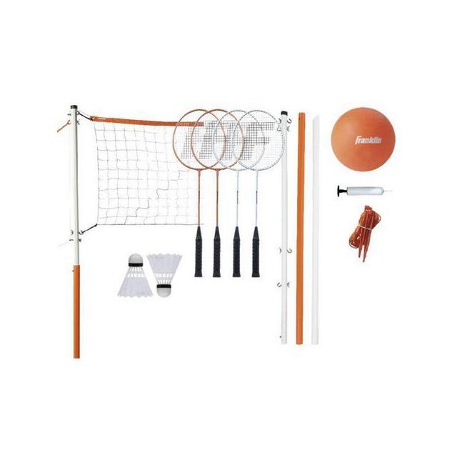 Franklin Sports Starter Badminton & Volleyball Set
