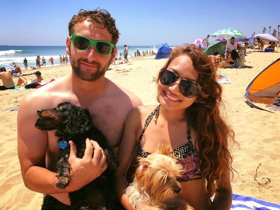 Huntington Beach- dog day.