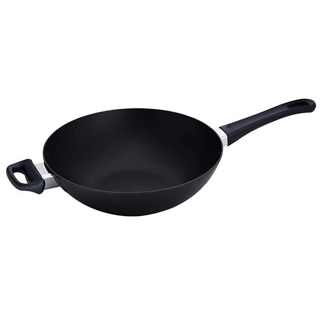 SCANPAN USA Inc Scanpan Classic 12-1/2-Inch Wok, 12.5", Black