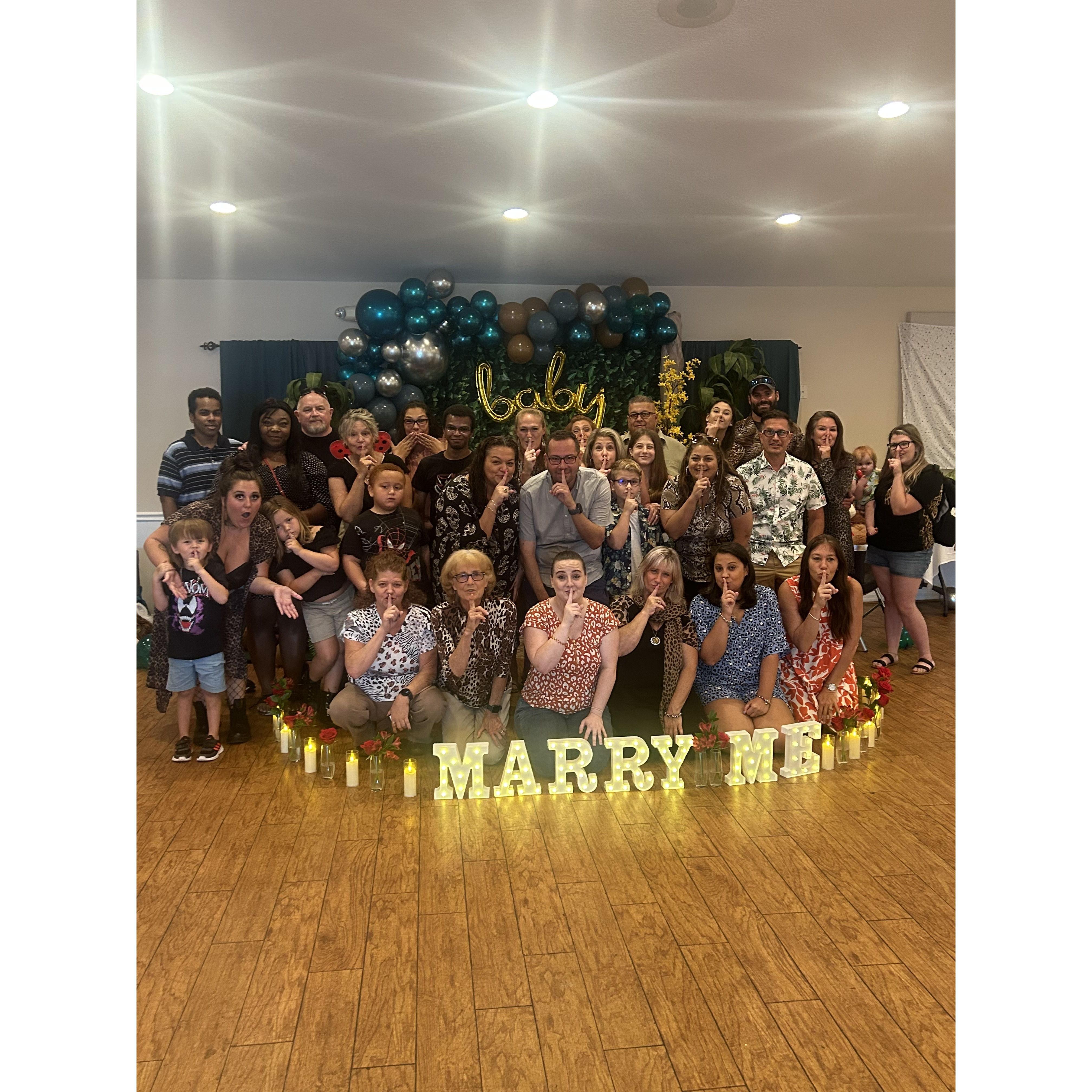 Everyone was in on the surprise!