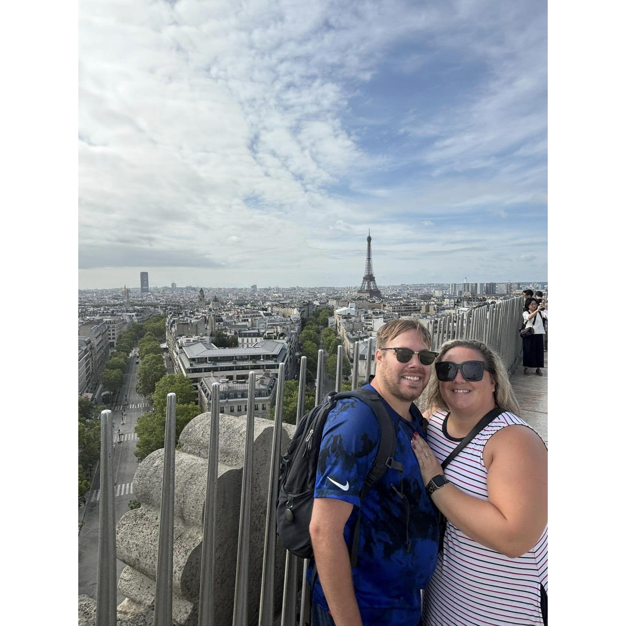 In the city of love.