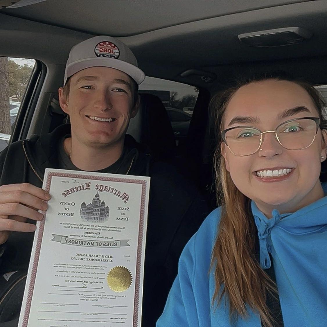 Marriage License!