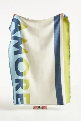 Woven Jacquard Patterned Throw Blanket