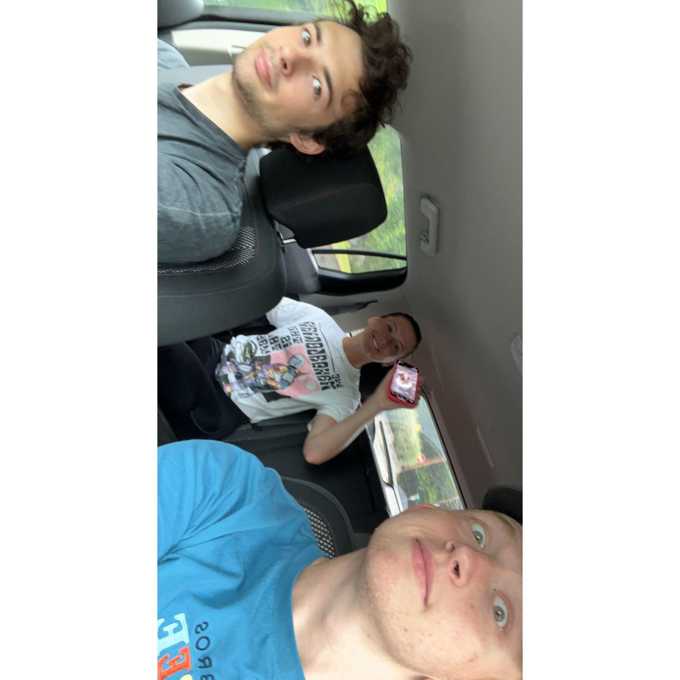 A day out with the first/new roommate back in the day!
