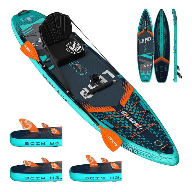 iTAOSTAR Lead 11‘ x 33" / 12’×35" Inflatable Stand Up Paddle Board - Premium SUP Board Kit - Ultra Stable Paddleboard for Adults & Youth - All Skill Levels - for Lakes, Oceans