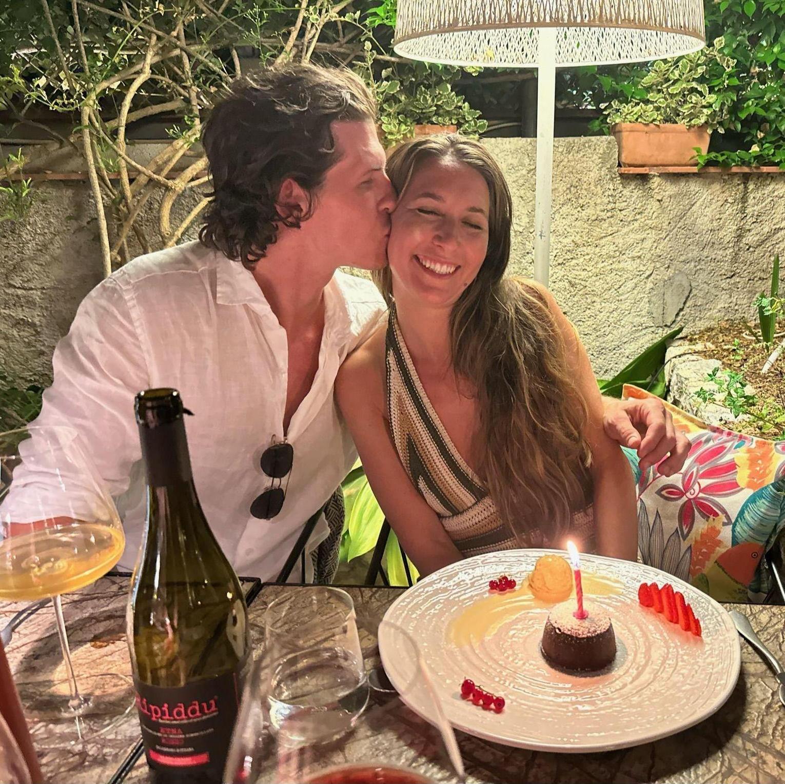 Celebrating Ava's 30th birthday in Sicily
