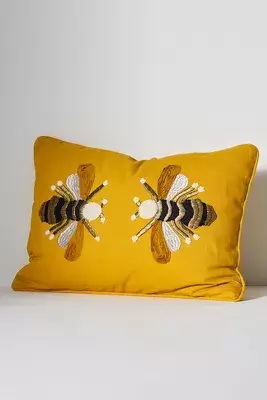 Mirabelle Cotton Embroidered Pillow