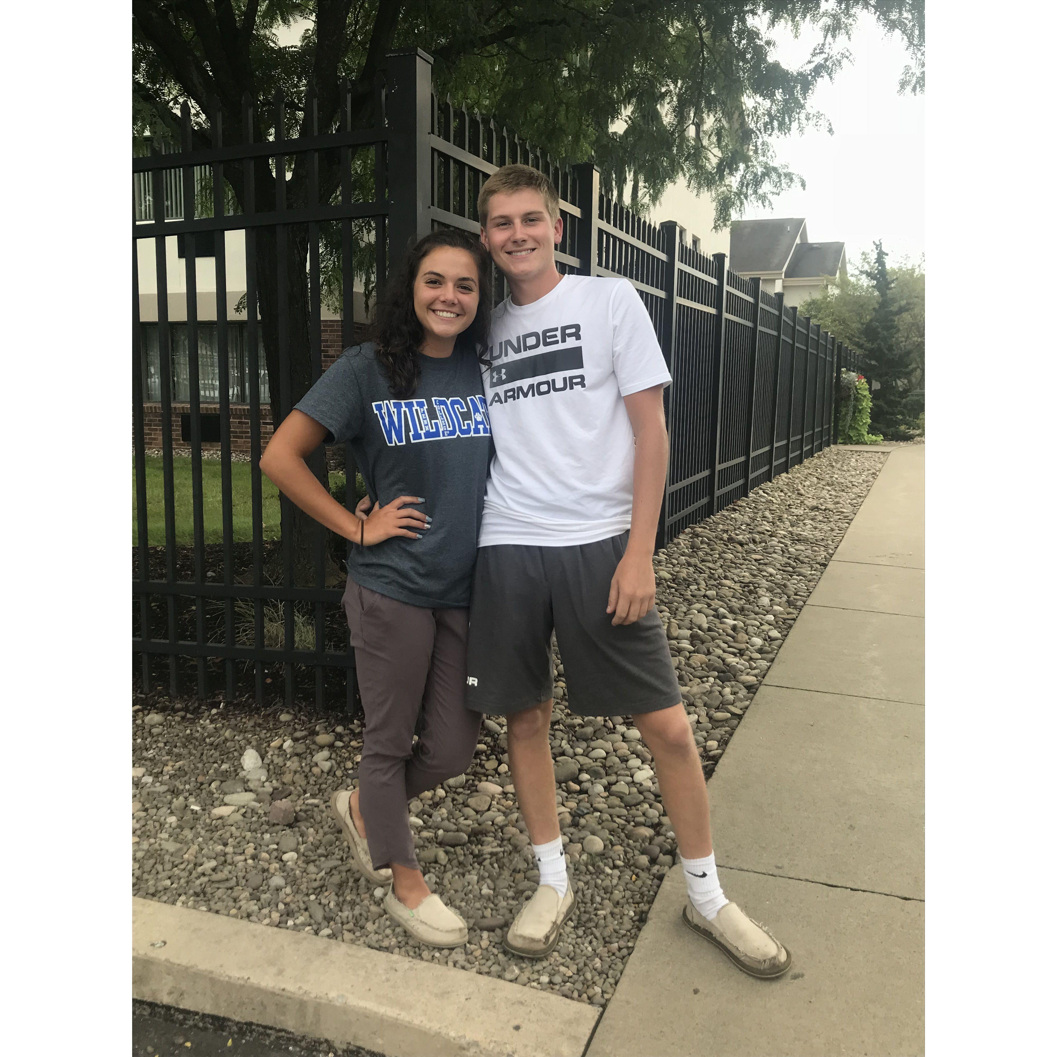 Sending him off to college - 8/18/2018
