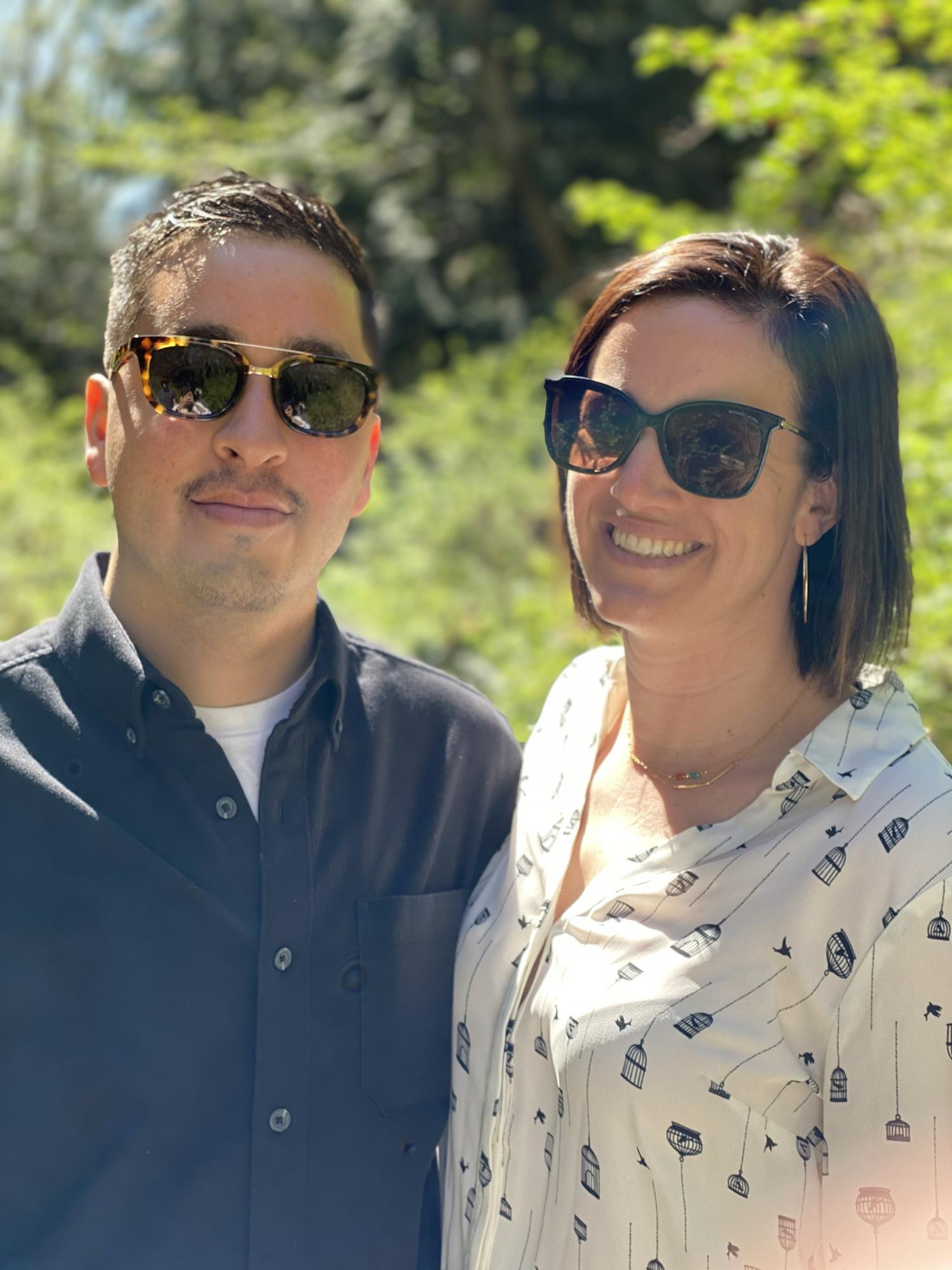 Posing after a short walk through boreal Bellingham, WA.