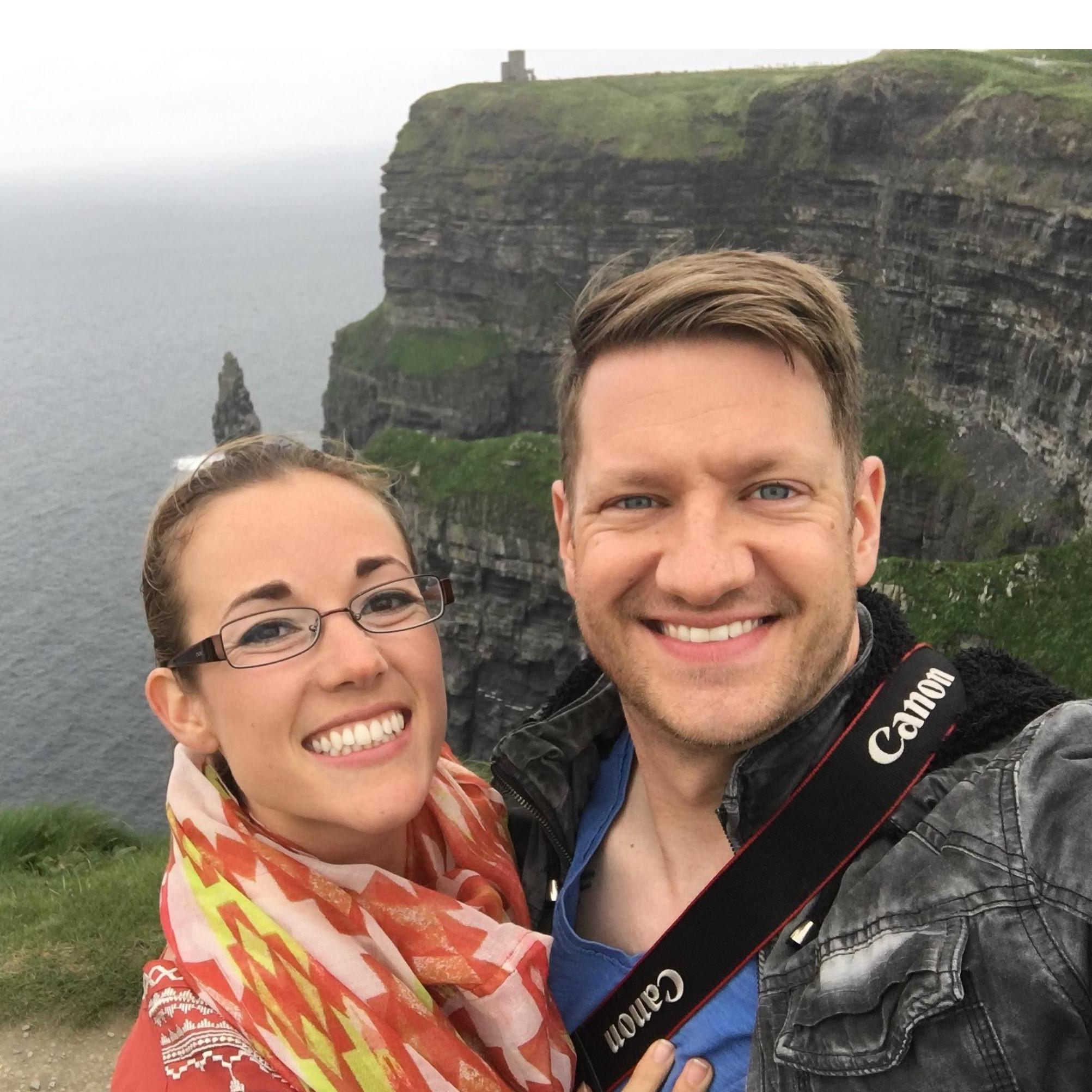 Loving life at the Cliffs of Moher, Ireland.