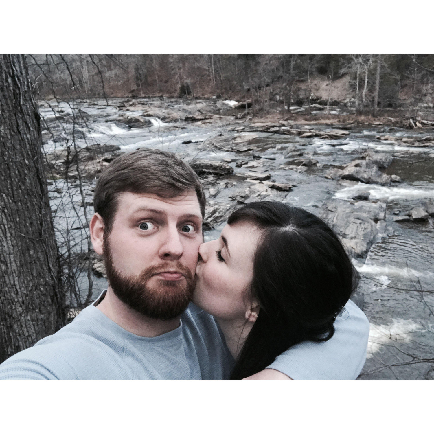 Valentines day in 2016! Eric surprised me with a picnic by the water!