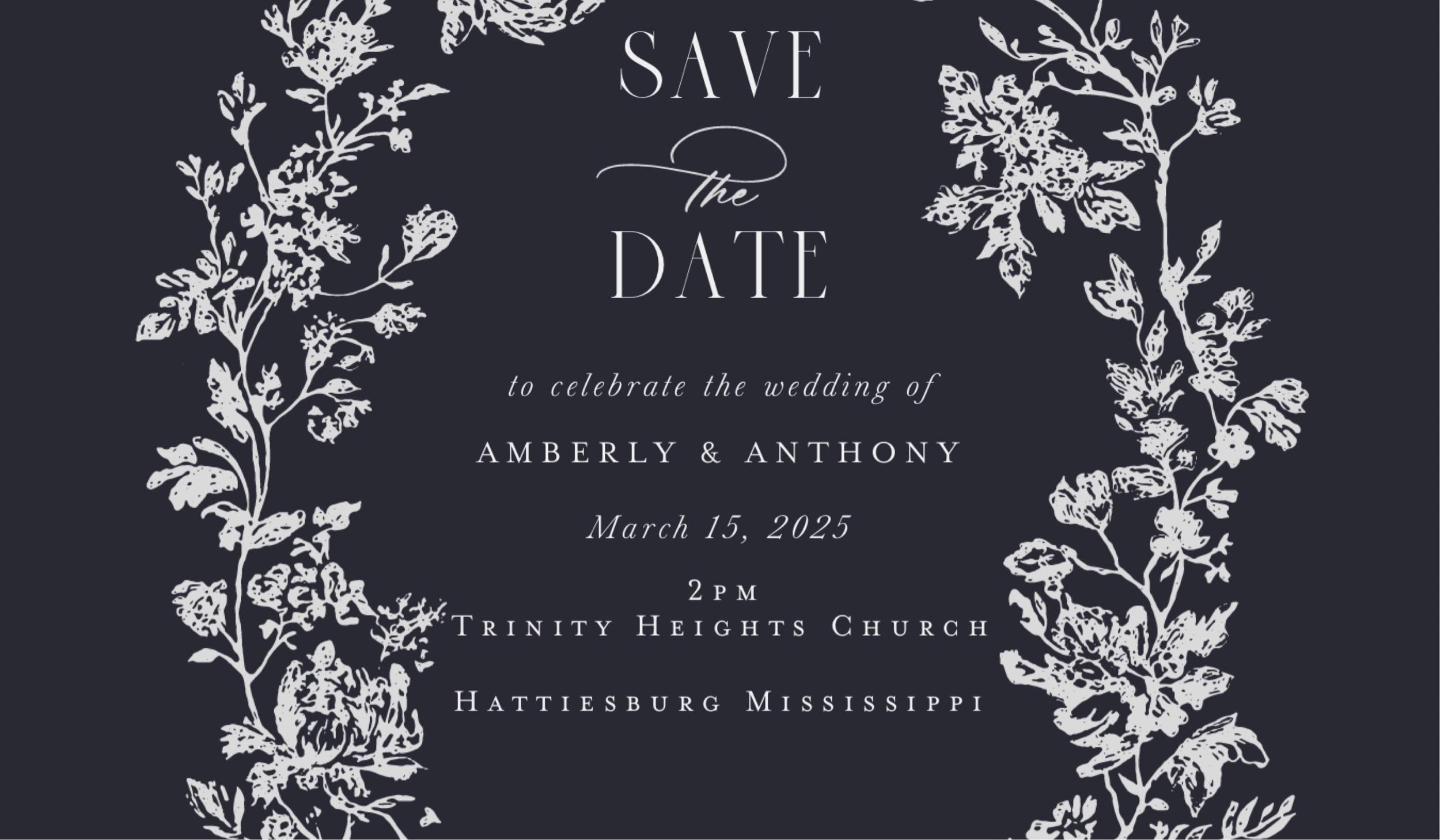 The Wedding Website of Amberly Stevison and Anthony Hodge