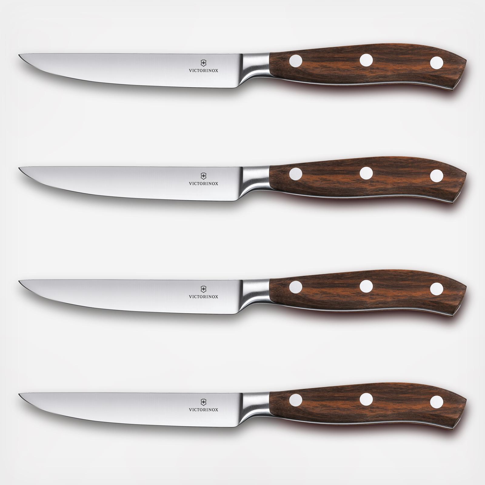 Victorinox Grand Maitre Wood 4-Piece Steak Knife Set