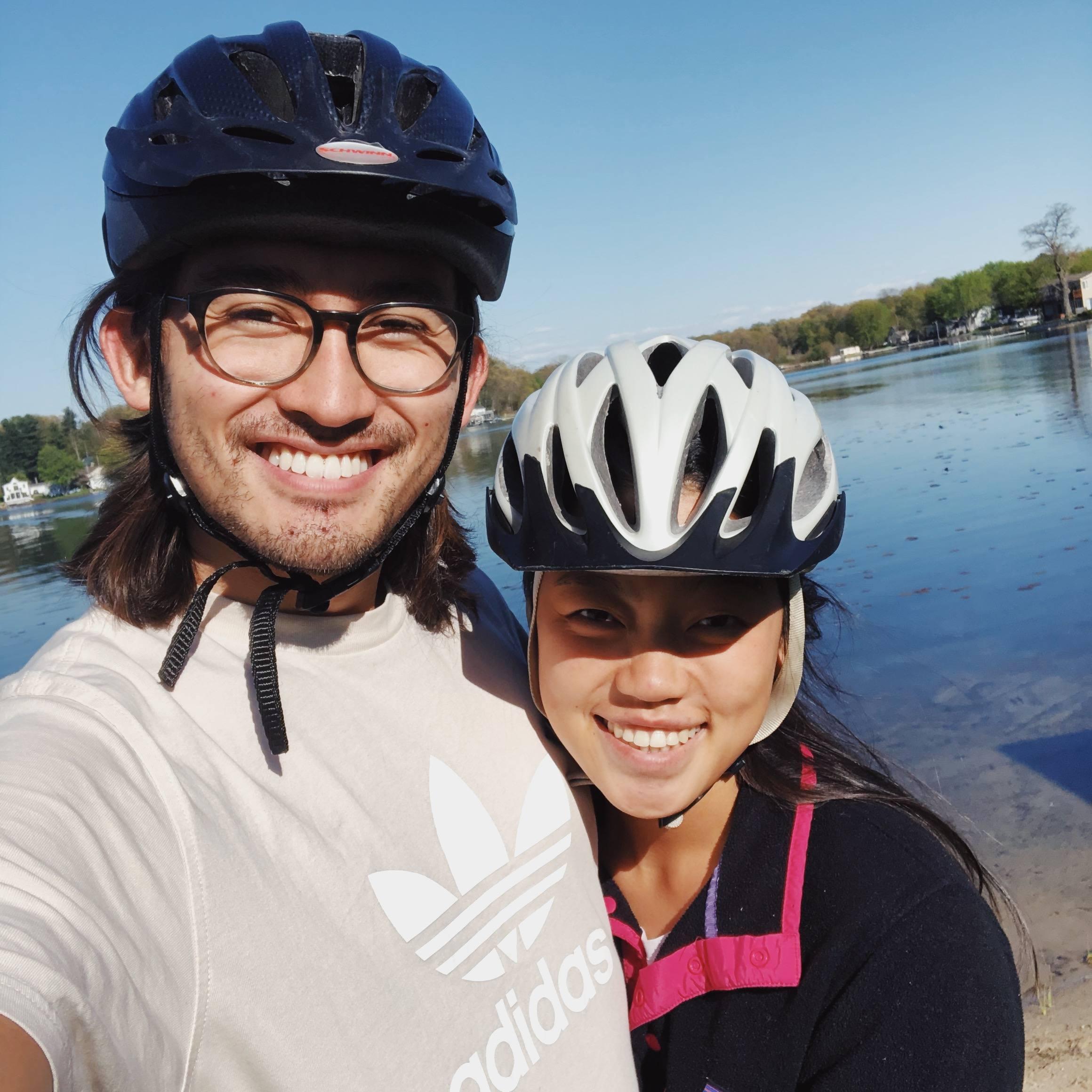 Nice scenic bike ride near Donn's house in Battle Creek
