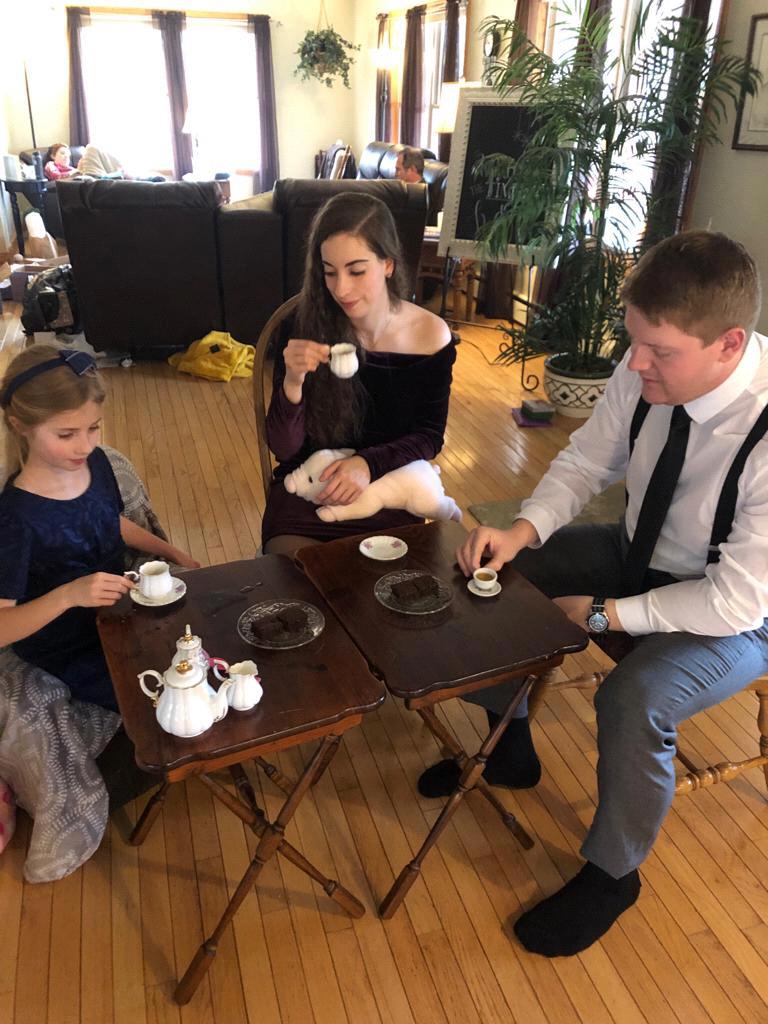 Tea party with Destiny