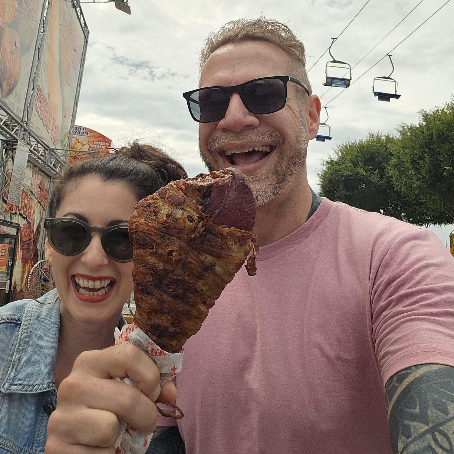 Turkey leg at the Orange County Fair, 2024