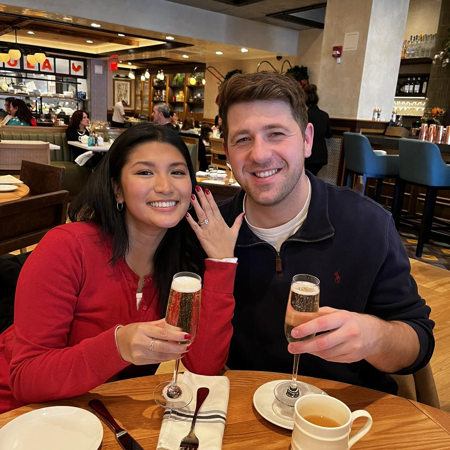 Right after we got engaged!
