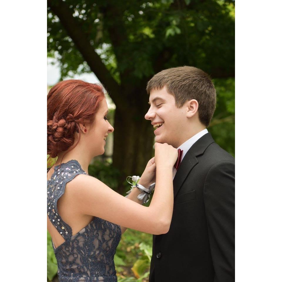Amber's senior prom, May 2017