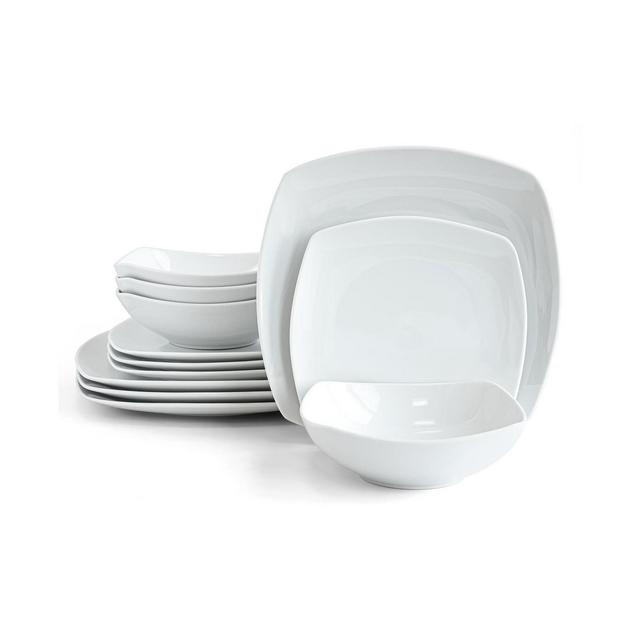 Over and Back Monterey 12 Piece Dinnerware set, Service for 4