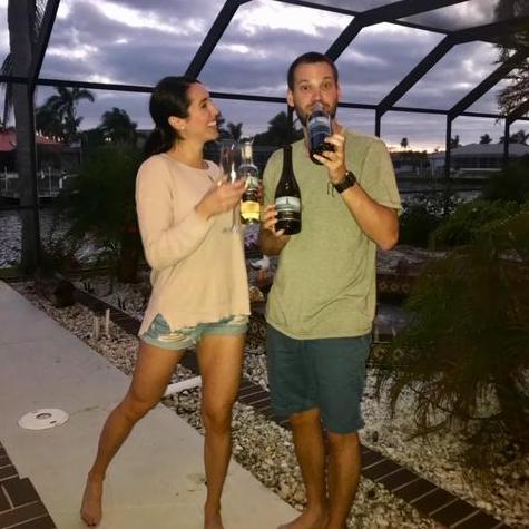 New Year's 2018- Punta Gorda trip with the family. The Fitzgeralds coax Clay into liking wine here. We also won the annual sibling cook-off this year.