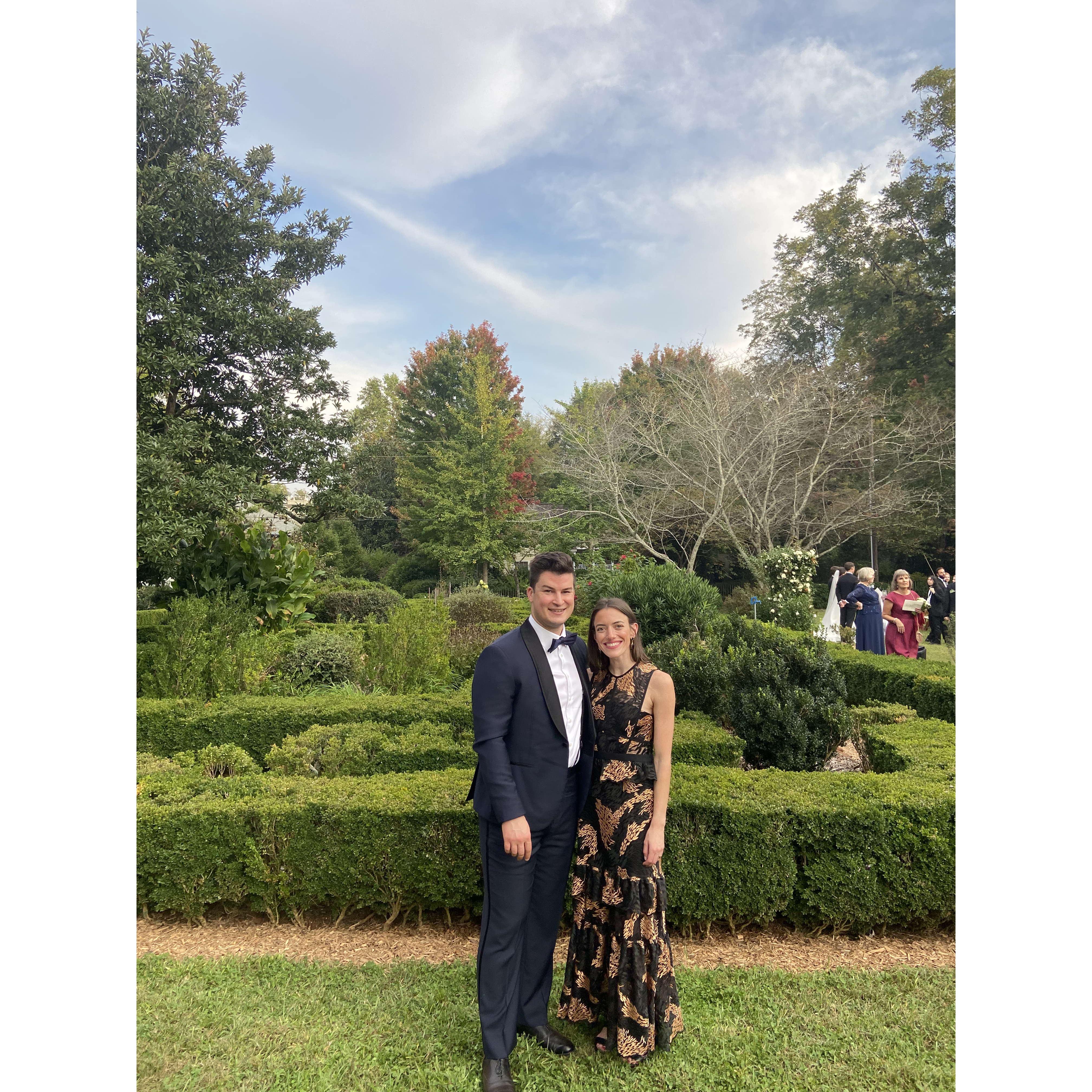 Black tie optional - Matt obviously went tux