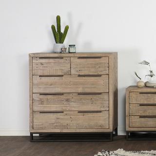Norton Reclaimed Pine 5-Drawer Dresser