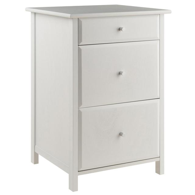 Delta File Cabinet - White - Winsome