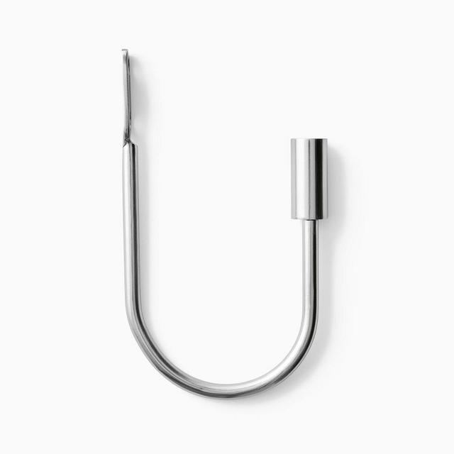 Oversized Rod Tie Backs, Brushed Nickel, Set of 2