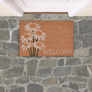 Daisy Welcome Doormat
