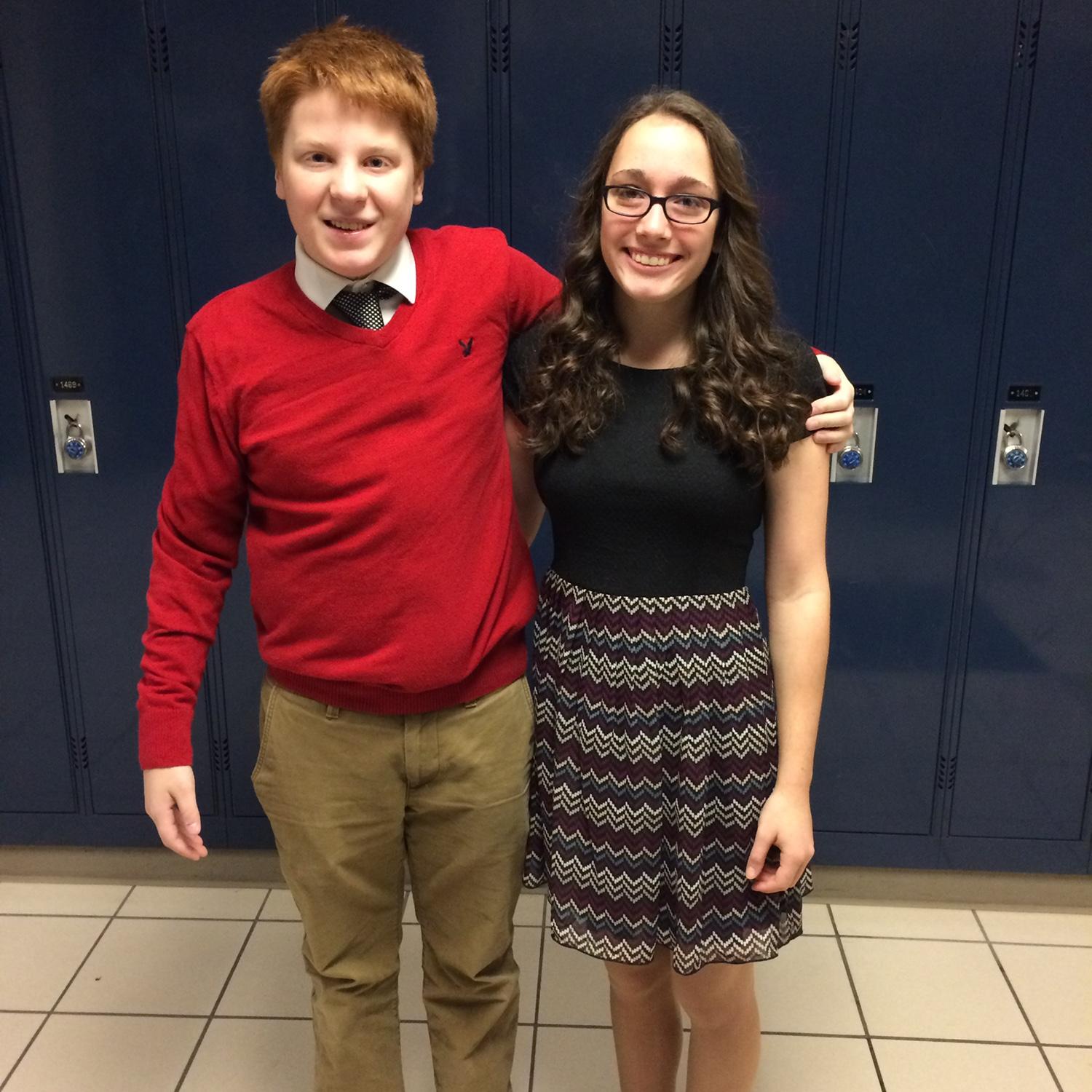 Here’s a throwback from high school! No, they didn’t date back then, but they did share a couple of months together in middle school—proof that their story has been years in the making!