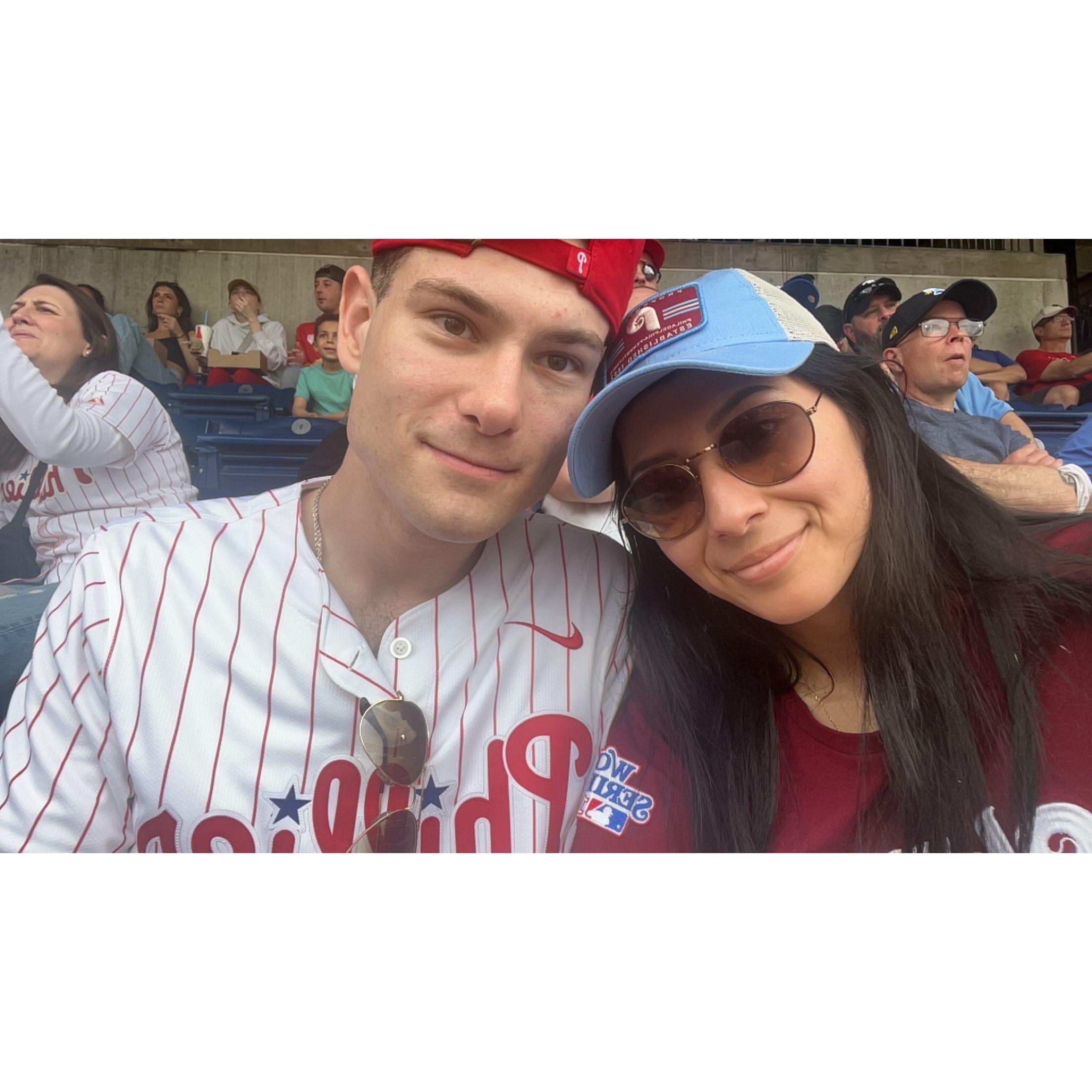 Arleth's first Phillies game