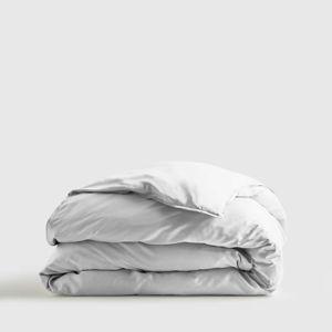 Light Grey Organic Bamboo Viscose Duvet Cover King Size | Quince