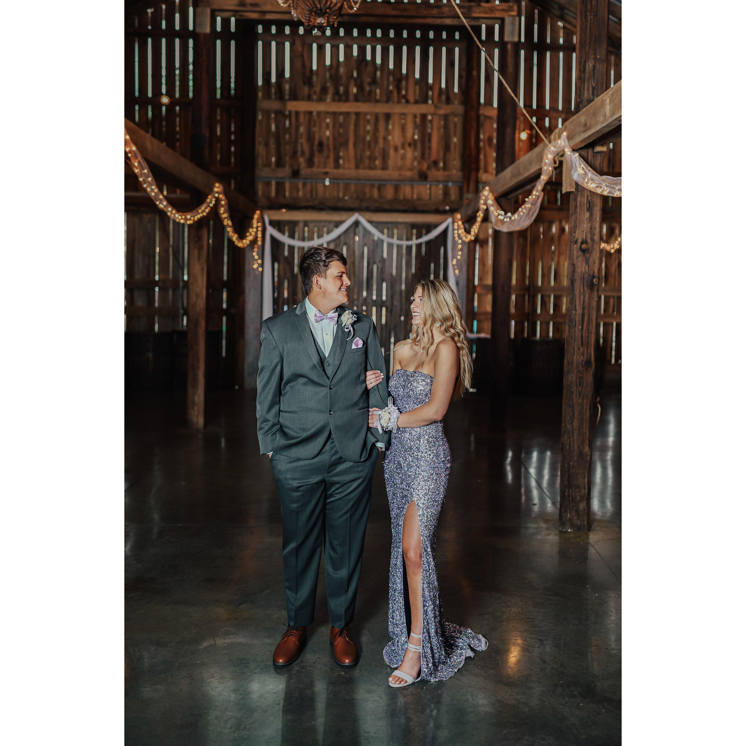 Our first date, junior prom! We had never met before this day... talk about some pressure!