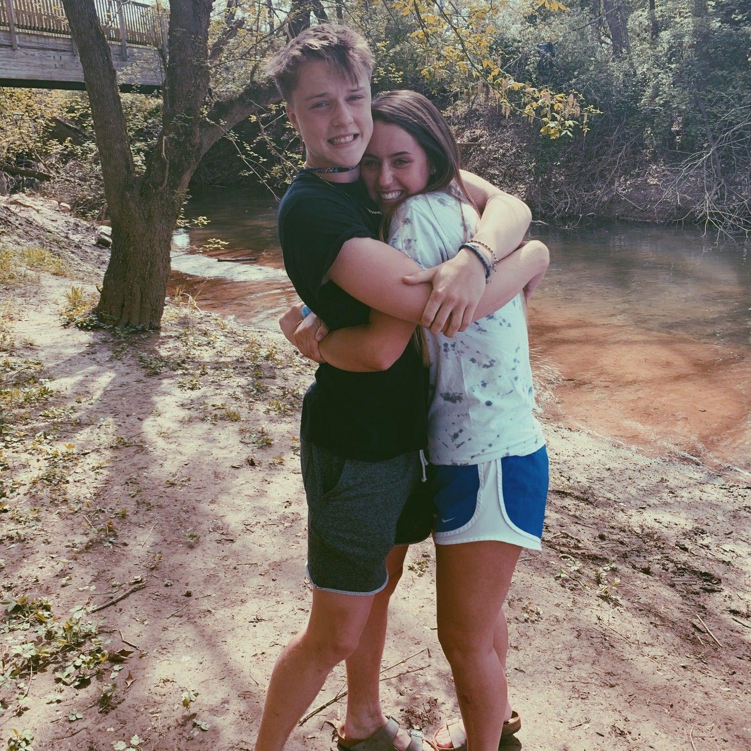 4/17/2019 One of the first times we hung out at Bisset Park.