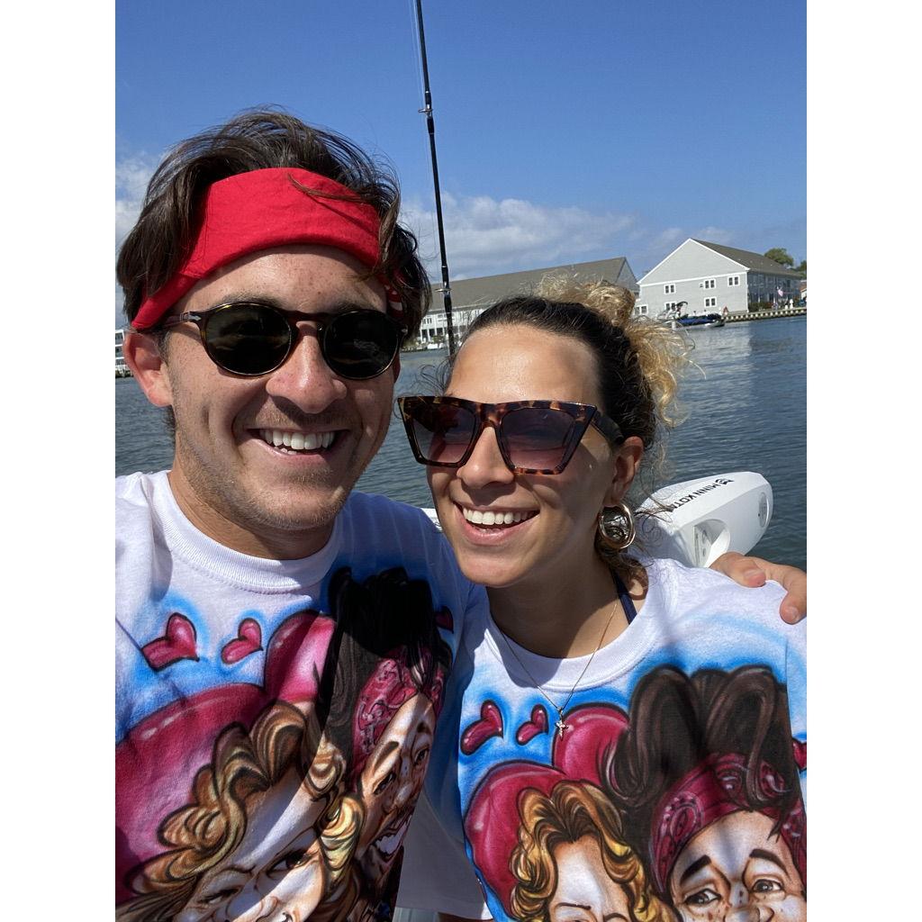 Yes, that is us on the shirts