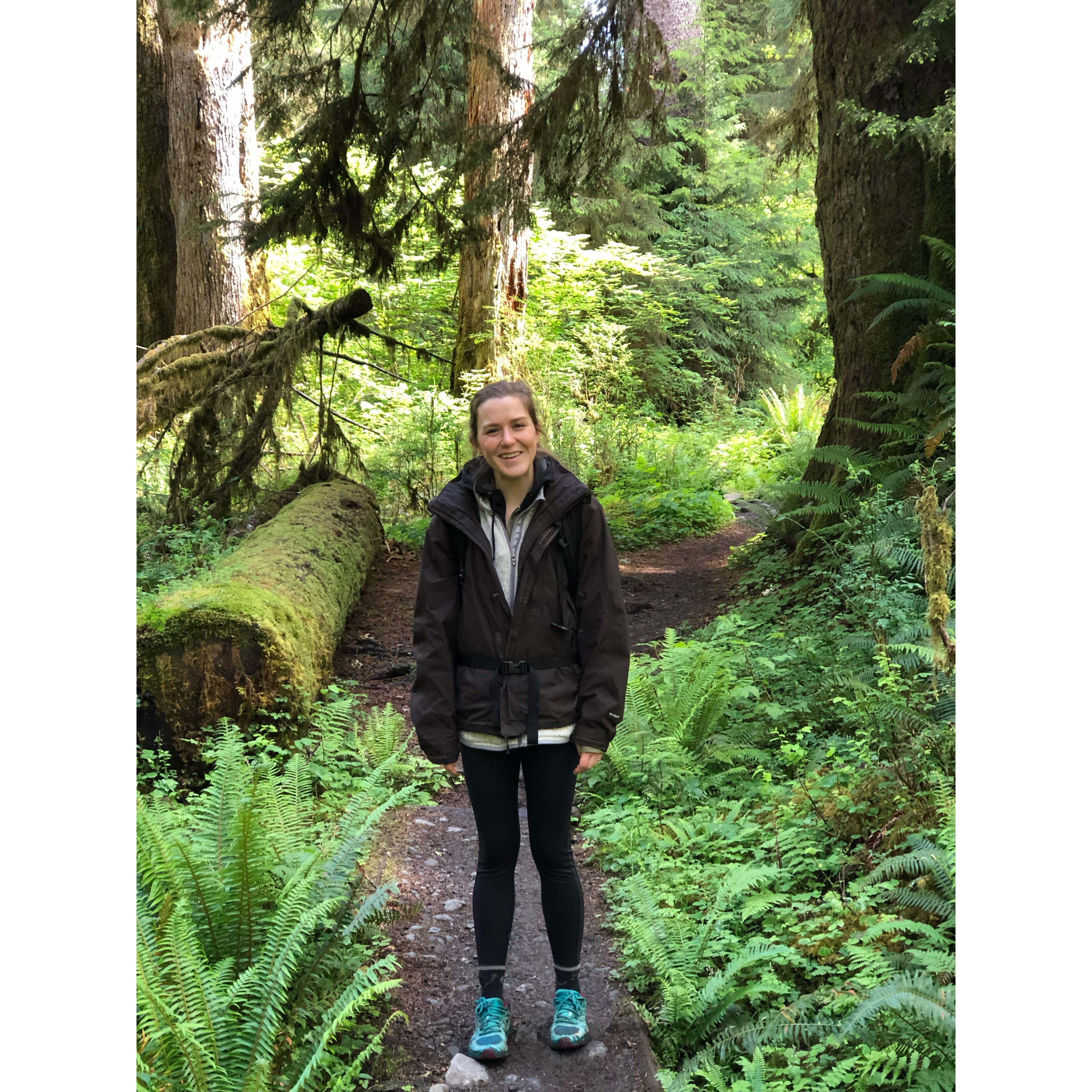 Lauren's first trip to the Pacific Northwest!